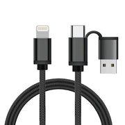 Amaze 5FT Dual Connector (USB-A & USB-C) High-Speed Charging Cable