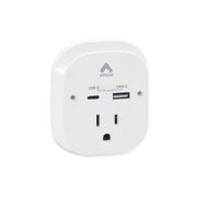 Amaze Dual Port USB Wall Charger with Phone Holder