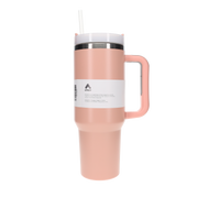 Tumbler with Reusable Straw (1L) - Black, White, Blue, Pink