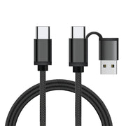 Amaze 5FT Dual Connector (USB-A & USB-C) High-Speed Charging Cable