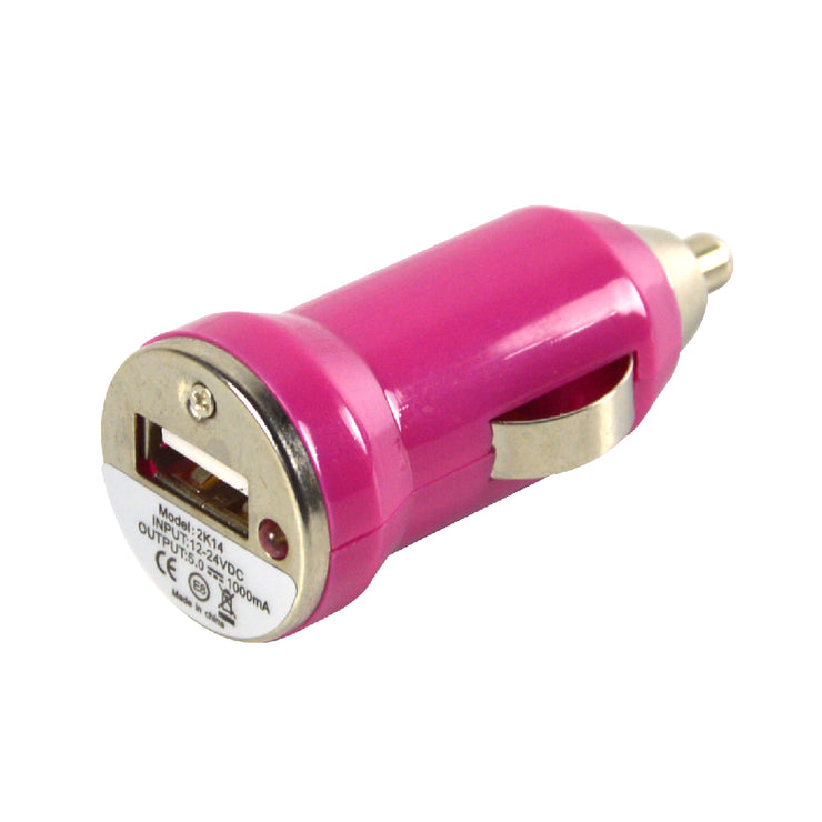 USB Car Adaptor - 4 Colors
