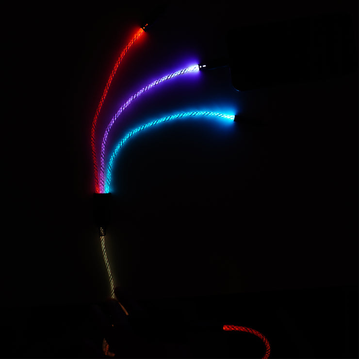 4FT 3 in 1 LED Light Up Cable