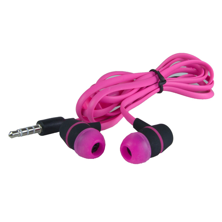 3.5 mm Flat-wired Earphones - 5 Colors