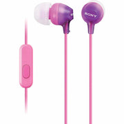 Sony In-Ear Headphones With Microphone - Black, Blue, Violet