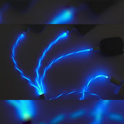4FT 3 in 1 LED Light Up Cable