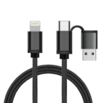 Amaze 5 ft Dual Connector (USB-C to USB-A/C) High-Speed Charging Cable - Image 6