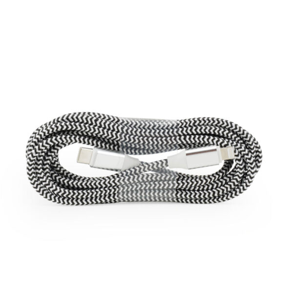 10FT Zebra Braided Charging Cable