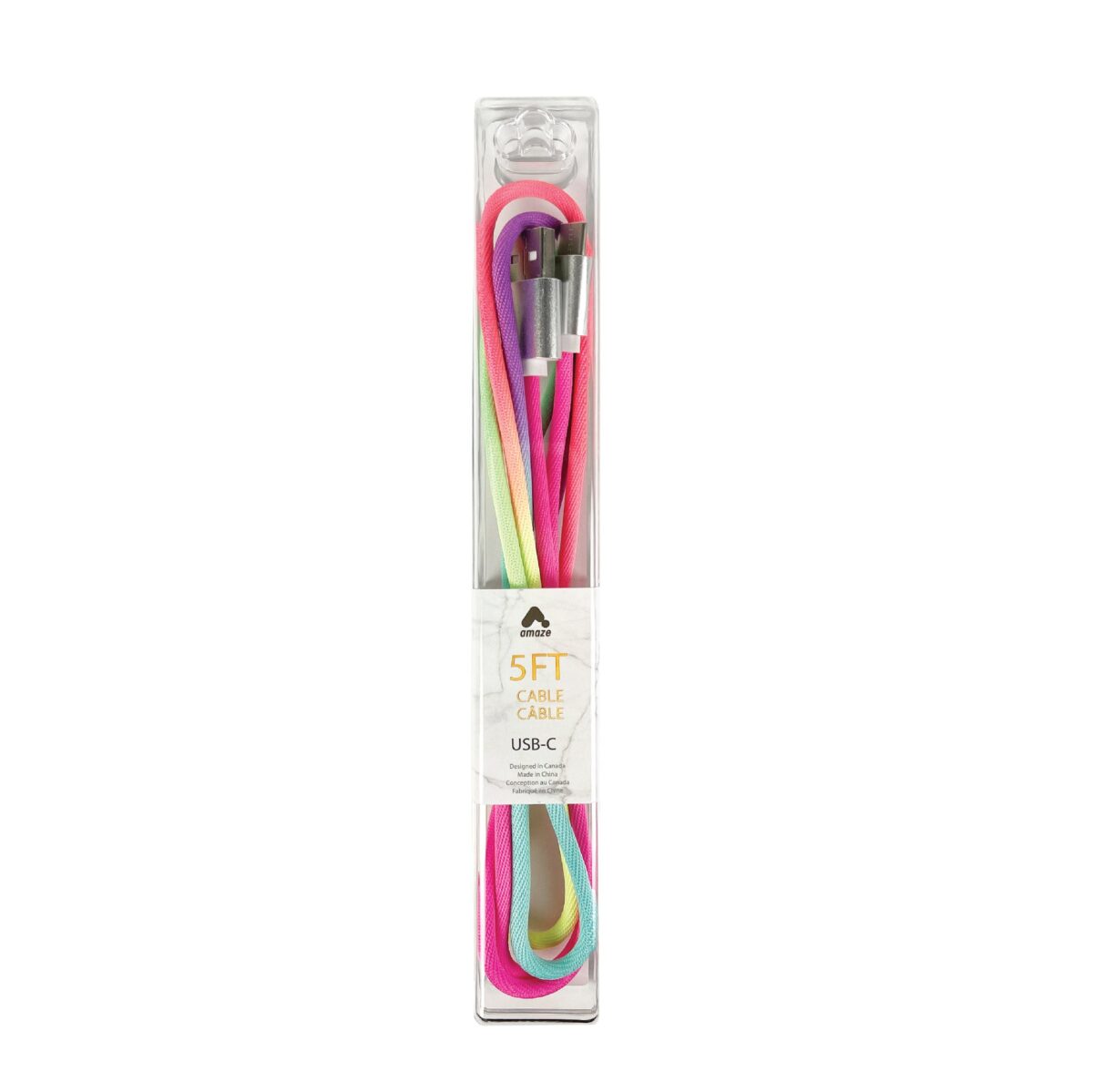 AMZC002.jpg Amaze 5FT Rainbow Charging Cable - Image 1