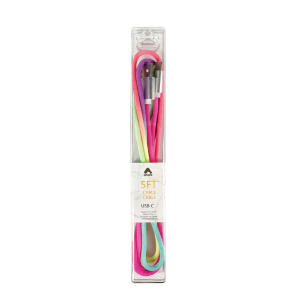 Amaze 5FT Rainbow Charging Cable