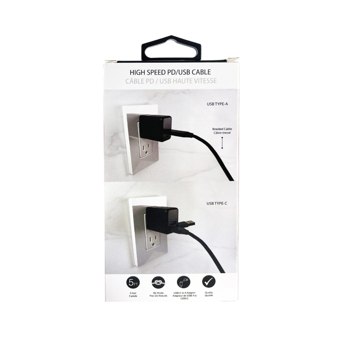 AMZCA1B_2_1800x1800 Amaze 5FT Dual Connector (USB-A & USB-C) High-Speed Charging Cable - Image 2