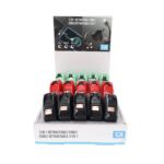 3-in-1 Retractable Data Cables Display Kit