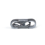 5FT 2 Tone Black/White Knitted Charging Cable - Image 2