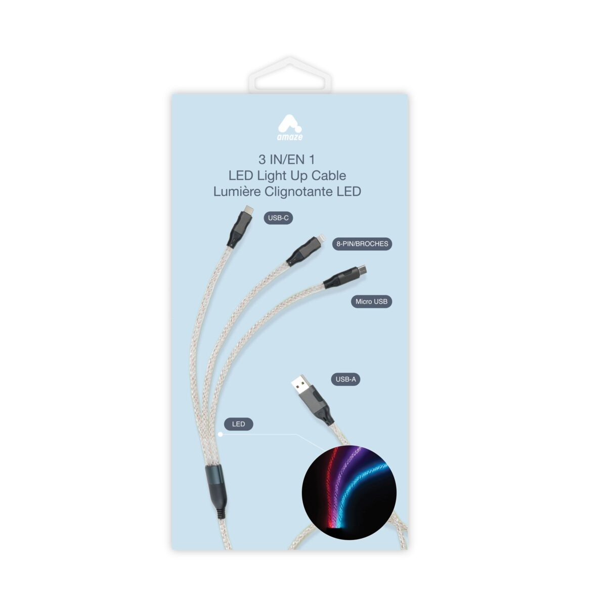 Packaging-AMZC006_af3df6db-0dfd-4a9a-83c9-cdb778649e4f_1800x1800 Amaze 4FT 3 in 1 LED Light Up Cable (RGB Light) - Image 2