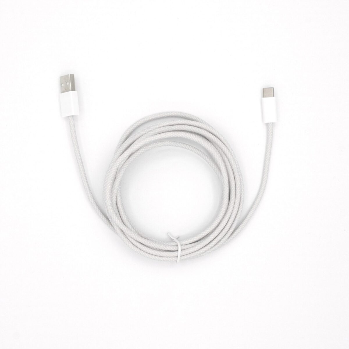 WhiteAtoCcable.jpg Amaze 10FT USB-A to USB-C Braided Cable - Image 2