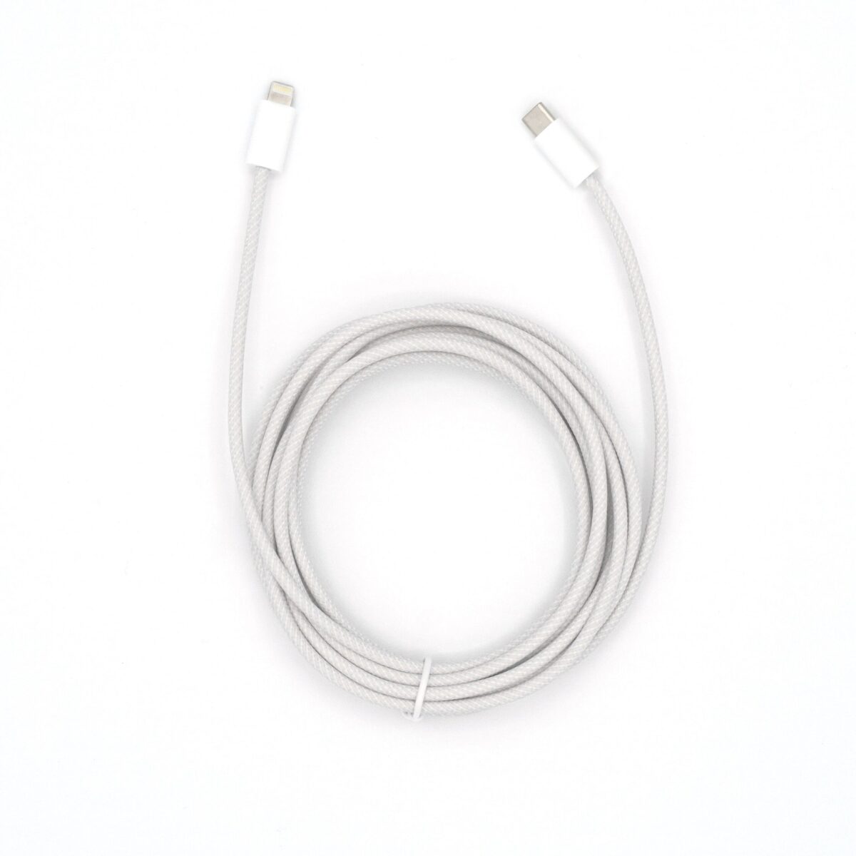 WhiteCtoLcable.jpg Amaze 10FT USB-C to Lightning Braided Cable - Image 2