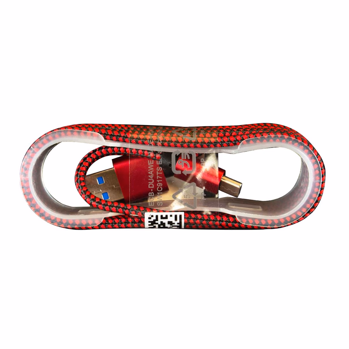 redblack_72ppi_090f66e9-e422-4fe4-bbc1-5ff79fe43ade KNITTED ZEBRA 5 FT HIGHSPEED TYPE-C USB 2.0 CABLE - Image 6