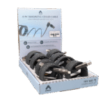 4-in-1 Magnetic Coiled Cable Display Kit - Image 2