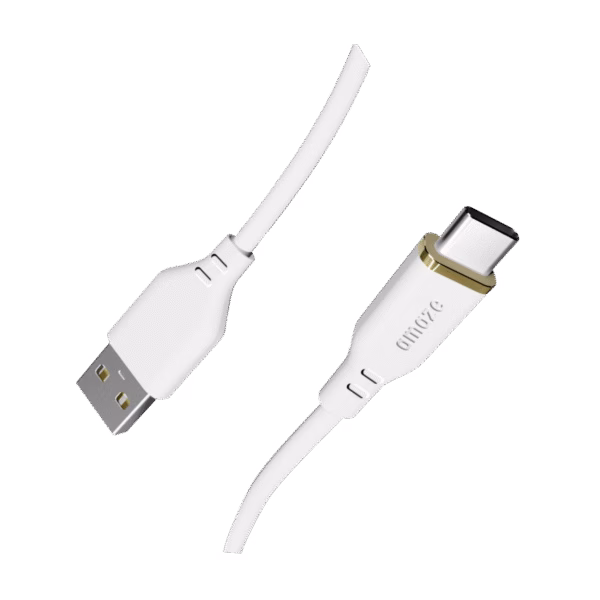 Amaze 4FT USB-C to USB-A White Cable