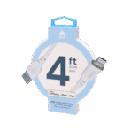 Amaze 4FT USB-A to Lightning White Cable - Image 3
