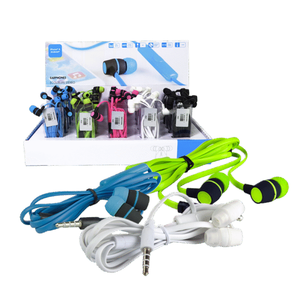 Grab 'N' Go Earphones with Mic Kit Refills