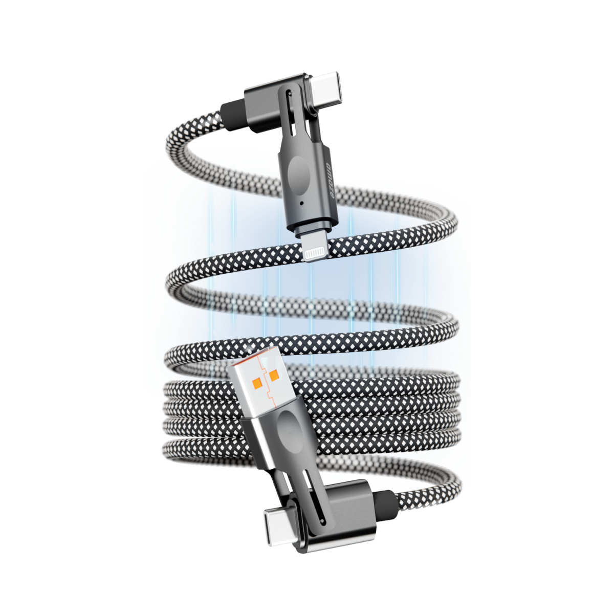 Amaze 4 in 1 Magnetic Coiled Cable - Image 1