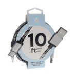 AMAZE 10FT USB-A TO USB-C Premium Braided Cable - Image 3