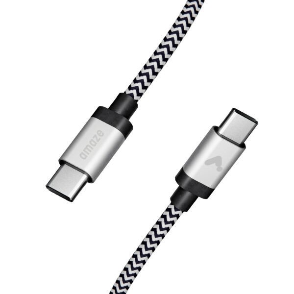 AMAZE 10FT USB-C TO USB-C Premium Braided Cable