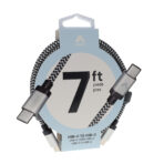 AMAZE 7FT USB-C TO USB-C Premium Braided Cable - Image 3