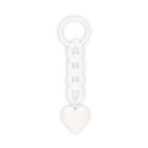 Frosted Love Pendant Keychain - Image 3