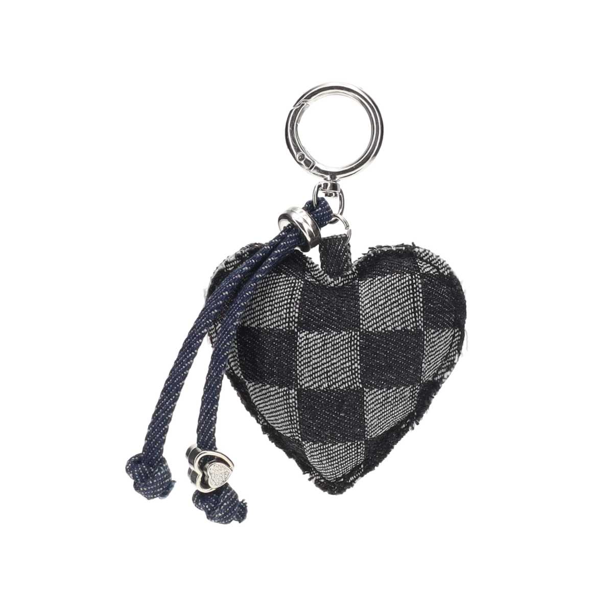 Denim Heart Keychain - Image 4