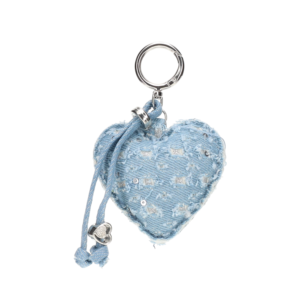 Denim Heart Keychain - Image 5