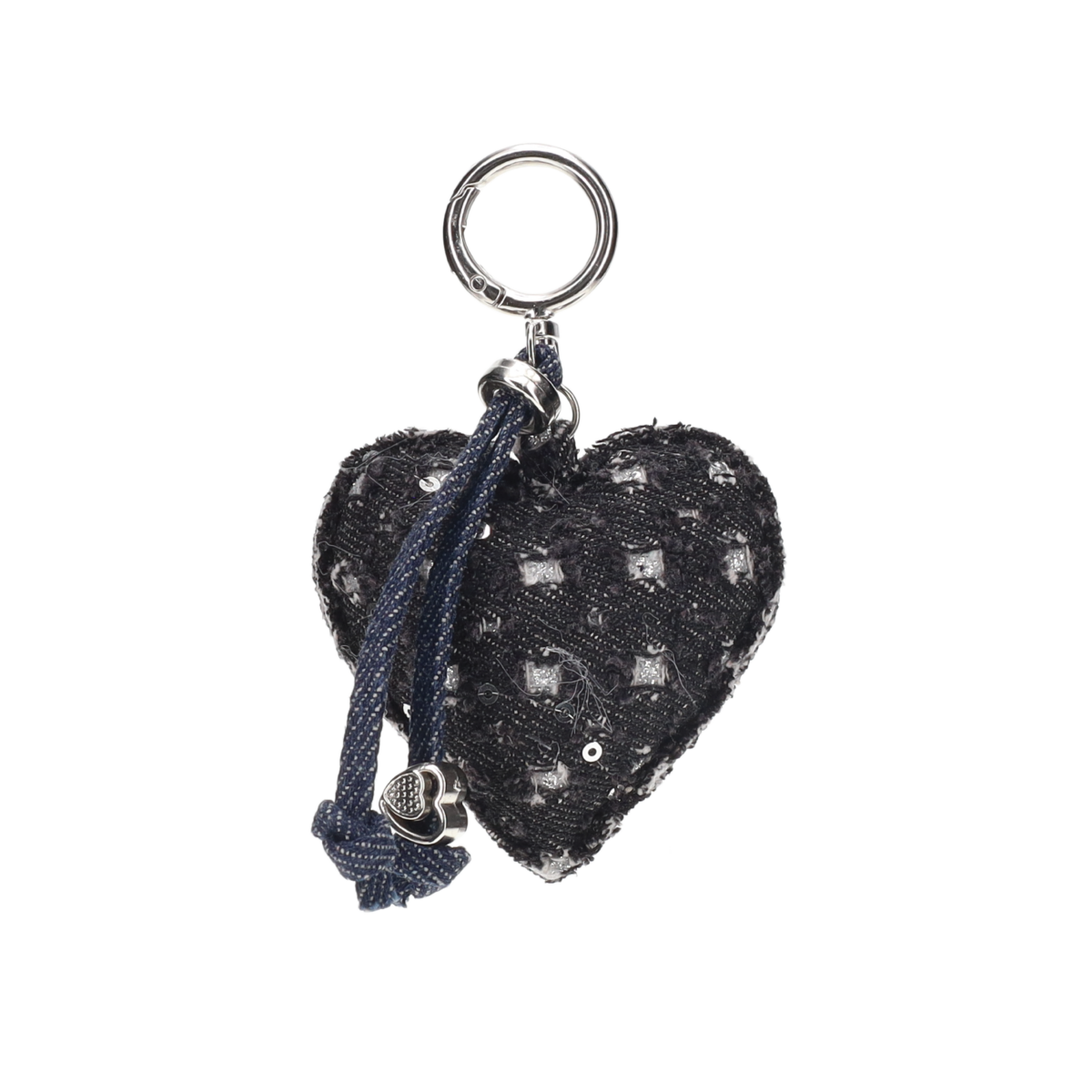 Denim Heart Keychain - Image 6