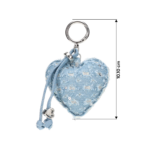 Denim Heart Keychain - Image 3