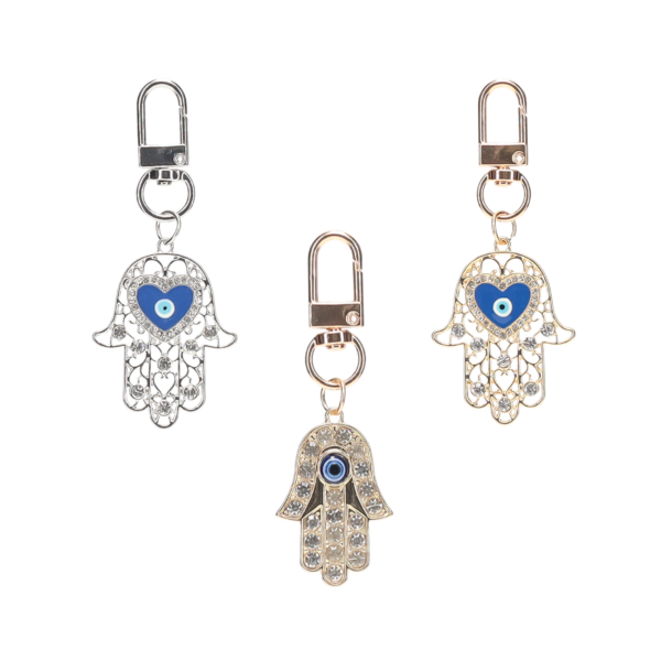 Hamsa Zinc Alloy Keychain