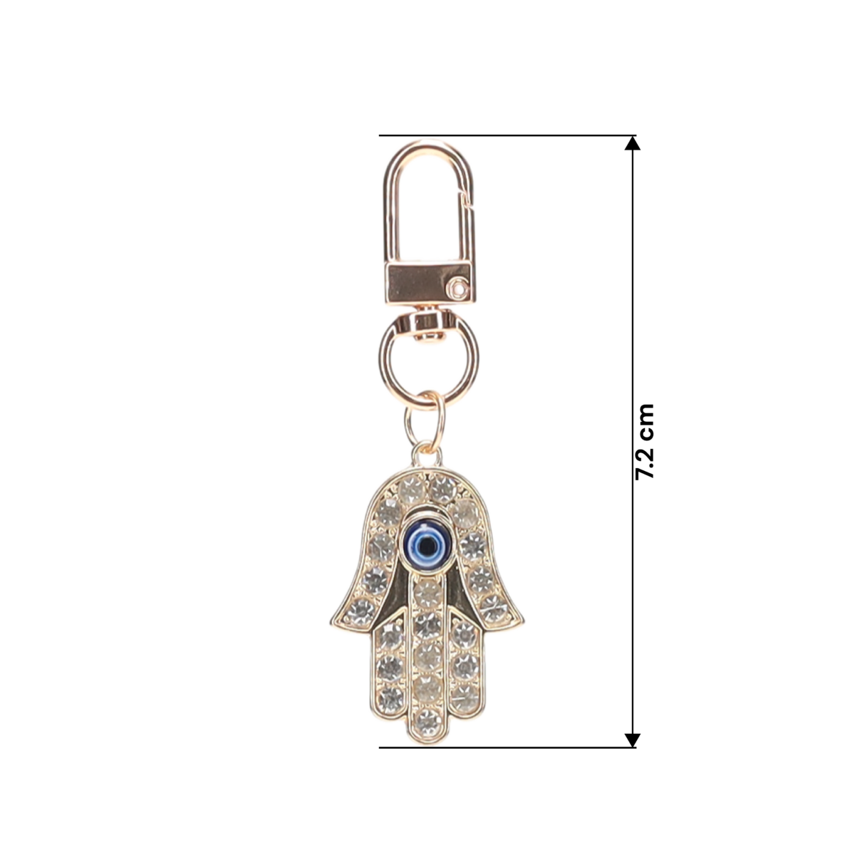 Hamsa Zinc Alloy Keychain - Image 3