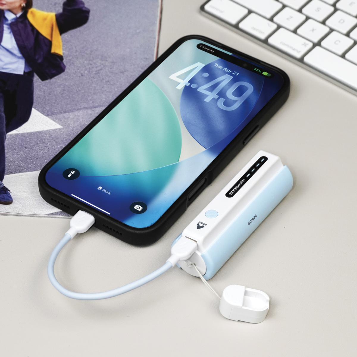 10W Power Bank Flashlight (5,000mAh) - Image 2